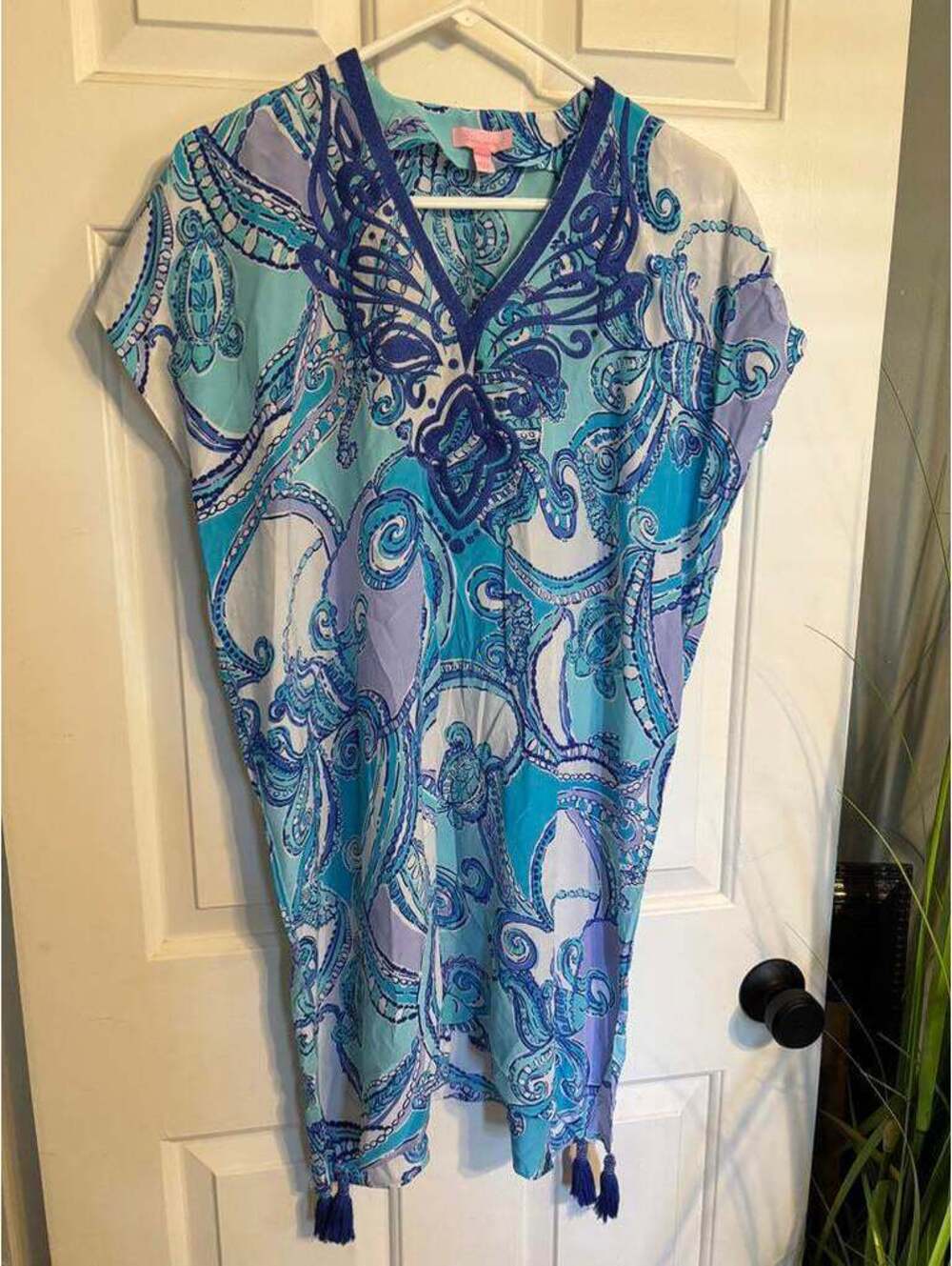 Lilly Pulitzer Silk Printed Cover-Up Dress / Tunic